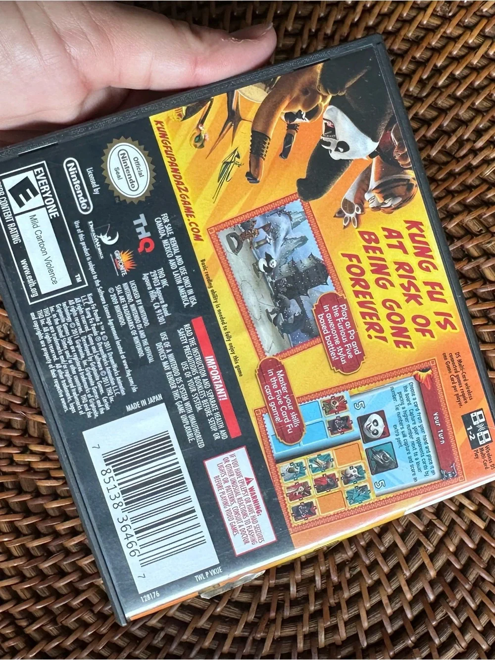 Nintendo DS Kung Fu Panda 2 video Game